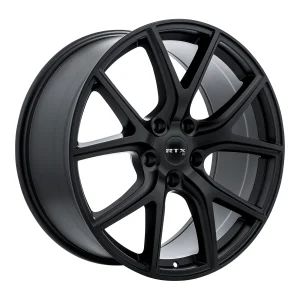 RTX Wheels – CJ01 – Black – 20″x9″ 35mm – All weather Wheels – 507417